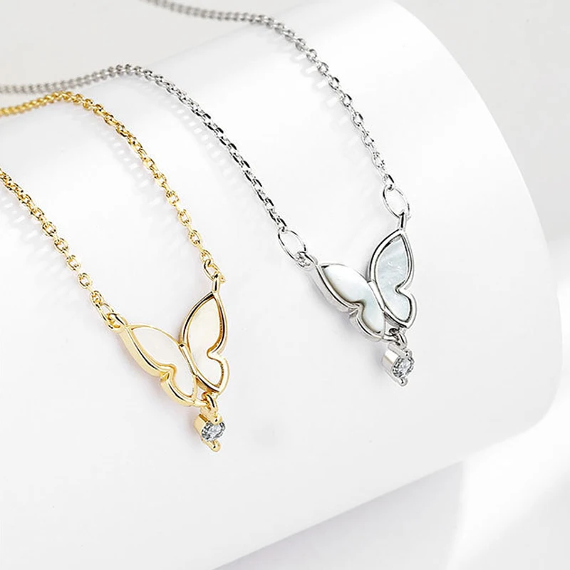 KOFSAC Shiny Tassel Zircon Necklace For Women 925 Sterling Silver Jewelry Cute Shell Butterfly Pendant Lady Anniversary Gift
KOFSAC Shiny Tassel Zircon Necklace For Women 925 Sterling Silver Jewelry Cute Shell Butterfly Pendant Lady Anniversary Gift