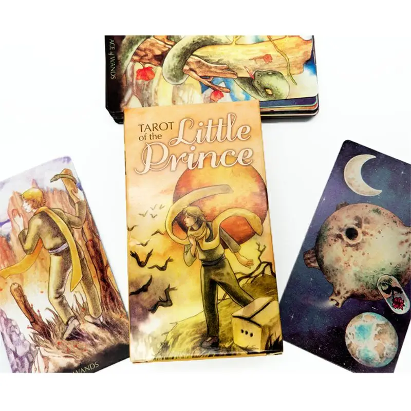 Tarot of the Little Prince Whimsical Loosely 78 Deck Cards Guidance Fate Divination Oracle Family Party Board Game 
Tarot of the Little Prince Whimsical Loosely 78 Deck Cards Guidance Fate Divination Oracle Family Party Board Game