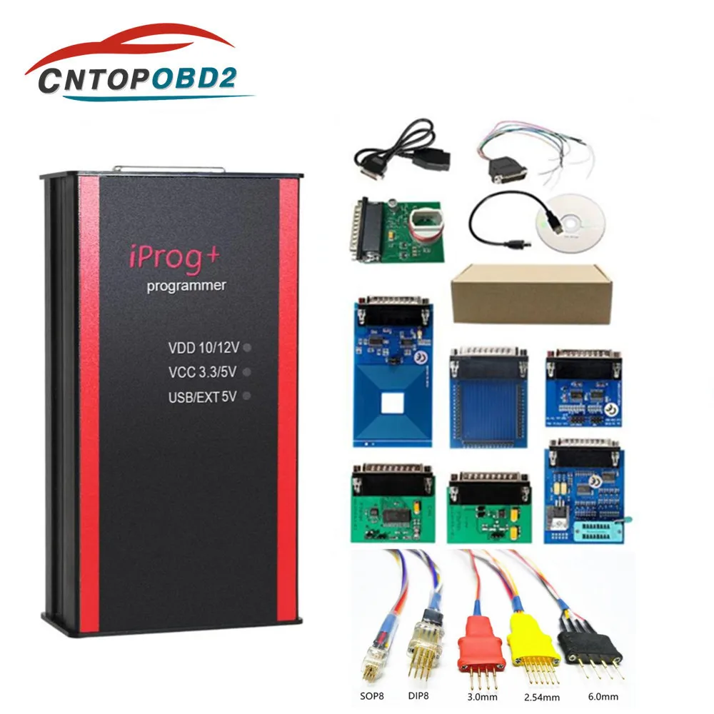 Новинка Iprog Pro V86 IMMO + коррекция пробега сброс подушки безопасности OBD2 ECU