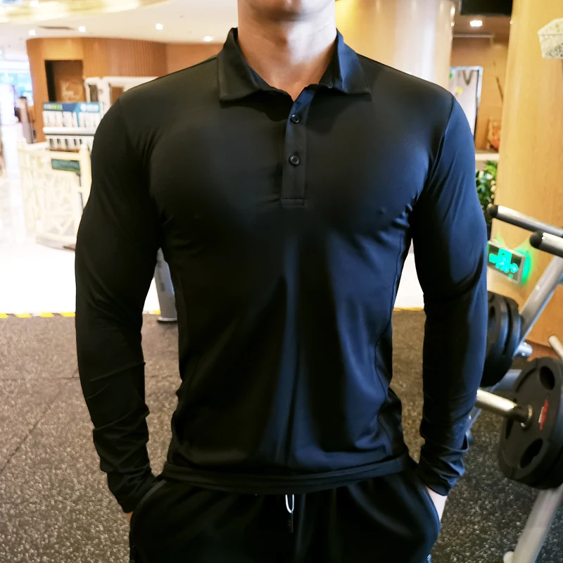 Quick Dry Running Shirt Men Bodybuilding Sport T-shirt Long Sleeve Compression Top Gym Fitness Tight Compresson Polo Jetseys
Quick Dry Running Shirt Men Bodybuilding Sport T-shirt Long Sleeve Compression Top Gym Fitness Tight Compresson Polo Jetseys