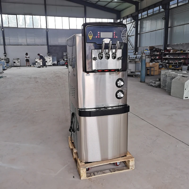 Commercial Soft Serve Ice Cream Machine Electric 18L/H 3 Flavors Sweet Cone Ice Cream Maker 110V/220V 1200W
Commercial Soft Serve Ice Cream Machine Electric 18L/H 3 Flavors Sweet Cone Ice Cream Maker 110V/220V 1200W