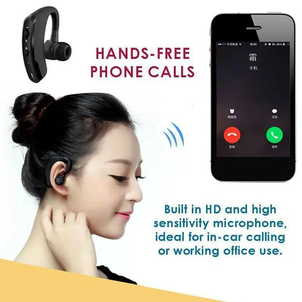 V9 earphones Bluetooth headphones Handsfree wireless headset Business headset Drive Call Sports earphones for iphone Samsung
V9 earphones Bluetooth headphones Handsfree wireless headset Business headset Drive Call Sports earphones for iphone Samsung