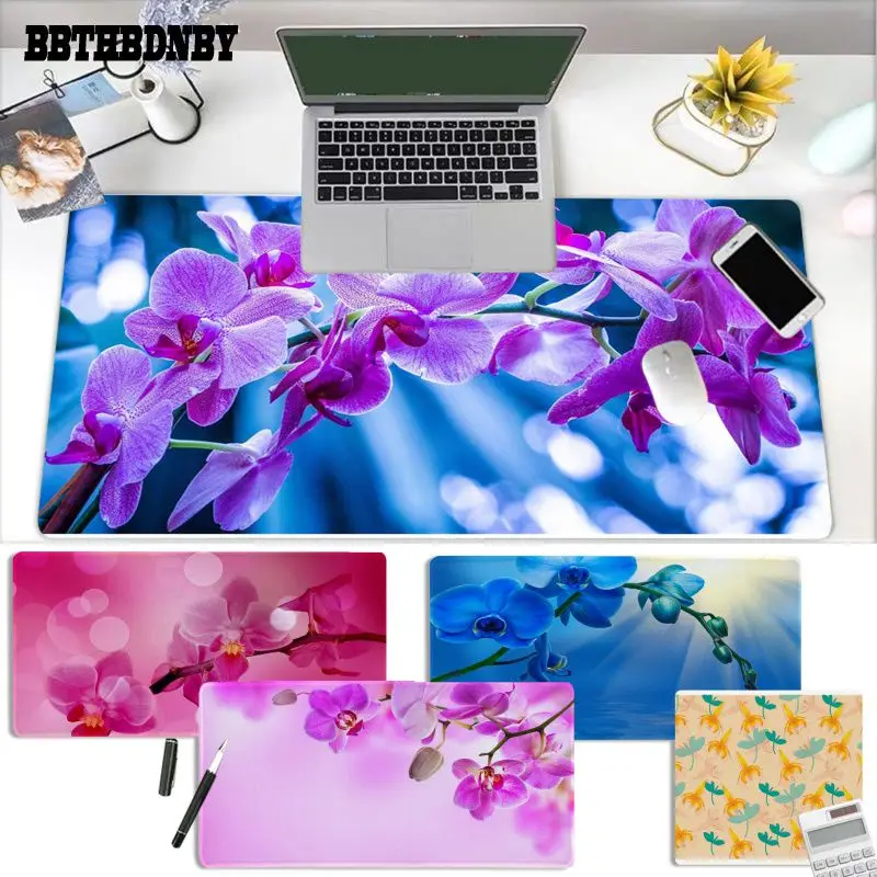 BBTHBDNBY Orchid flower large gaming mousepad L XL XXL gamer mouse pad Size for Deak Mat for overwatch/cs go/world of warcraft
BBTHBDNBY Orchid flower large gaming mousepad L XL XXL gamer mouse pad Size for Deak Mat for overwatch/cs go/world of warcraft