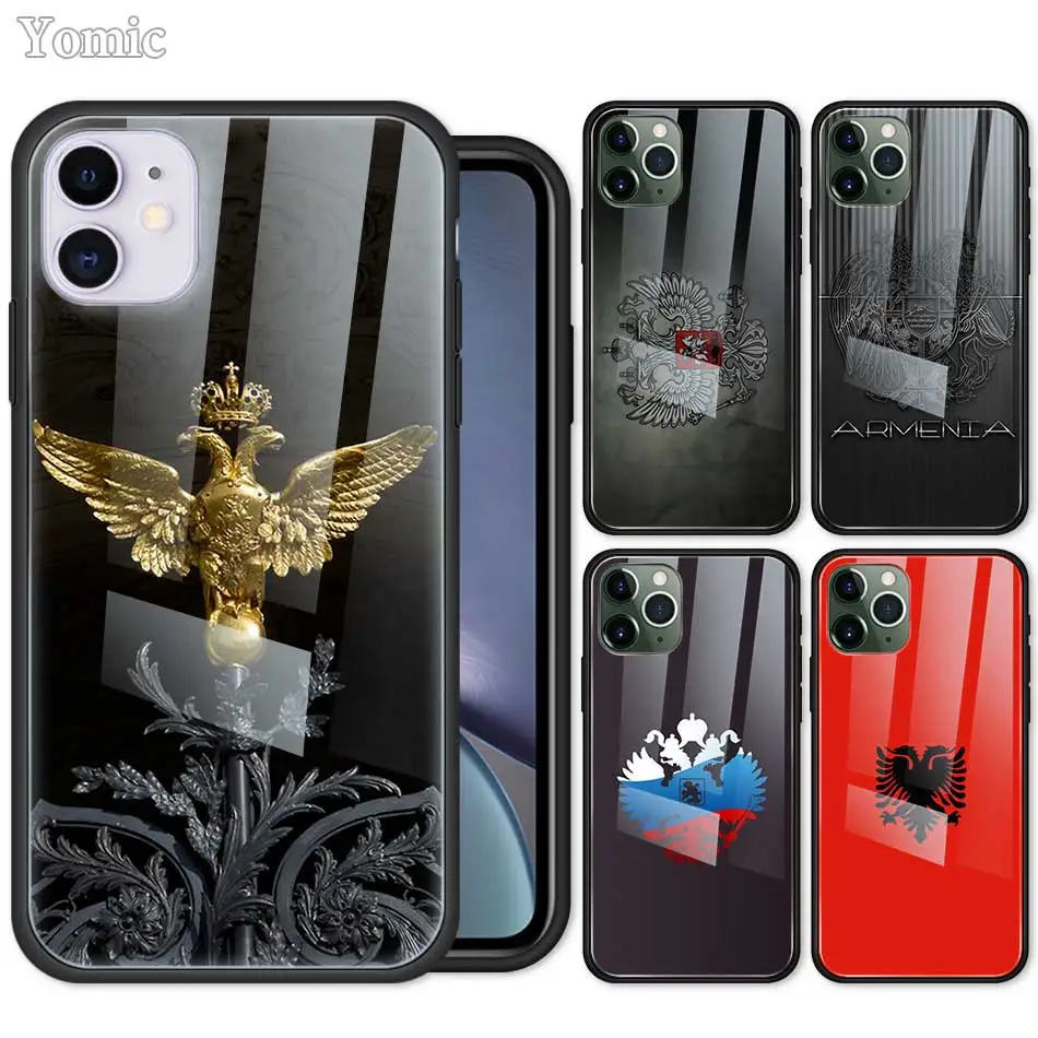 Fitted Case for Apple iPhone 7 8 XR 11 Pro X XS MAX 6 6S Plus SE 2020 Tempered Glass Phone Cover Russia Coat Of Arms Eagle Flag
Fitted Case for Apple iPhone 7 8 XR 11 Pro X XS MAX 6 6S Plus SE 2020 Tempered Glass Phone Cover Russia Coat Of Arms Eagle Flag