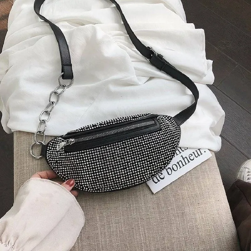 Brand Designer Luxury Handbags Women 2021 Spring/summer Fashion Chain Chest Bags Flash Diamond Shoulder Bag Lady Party Waist Bag
Brand Designer Luxury Handbags Women 2021 Spring/summer Fashion Chain Chest Bags Flash Diamond Shoulder Bag Lady Party Waist Bag