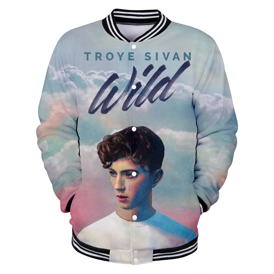 Troye Sivan 3D baseball unisex fashion long sleeve jacket 2021 hot sale Harajuku casual streetwear fashion clothes xxs-4xl
Troye Sivan 3D baseball unisex fashion long sleeve jacket 2021 hot sale Harajuku casual streetwear fashion clothes xxs-4xl