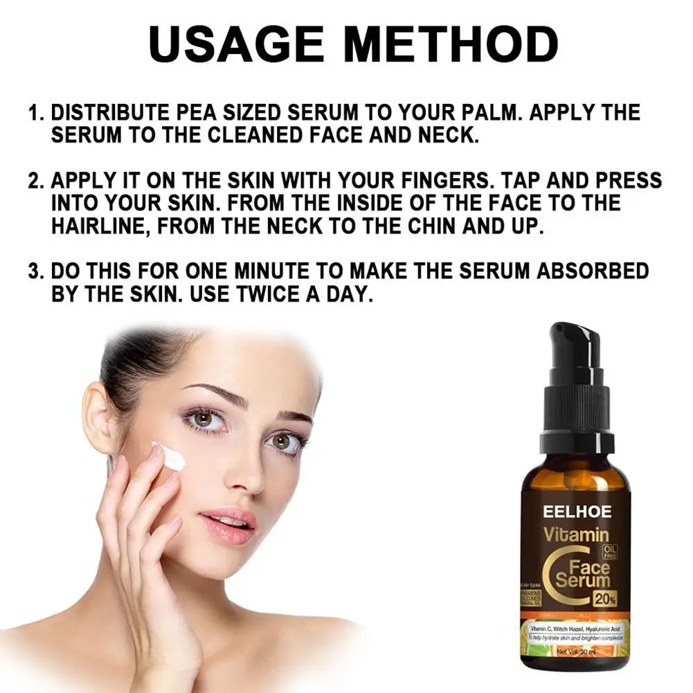 30ml Vitamin C Face Serum Repair Skin Serum Firming Serum Skin Anti Acne Care Anti-Aging N8M9
30ml Vitamin C Face Serum Repair Skin Serum Firming Serum Skin Anti Acne Care Anti-Aging N8M9