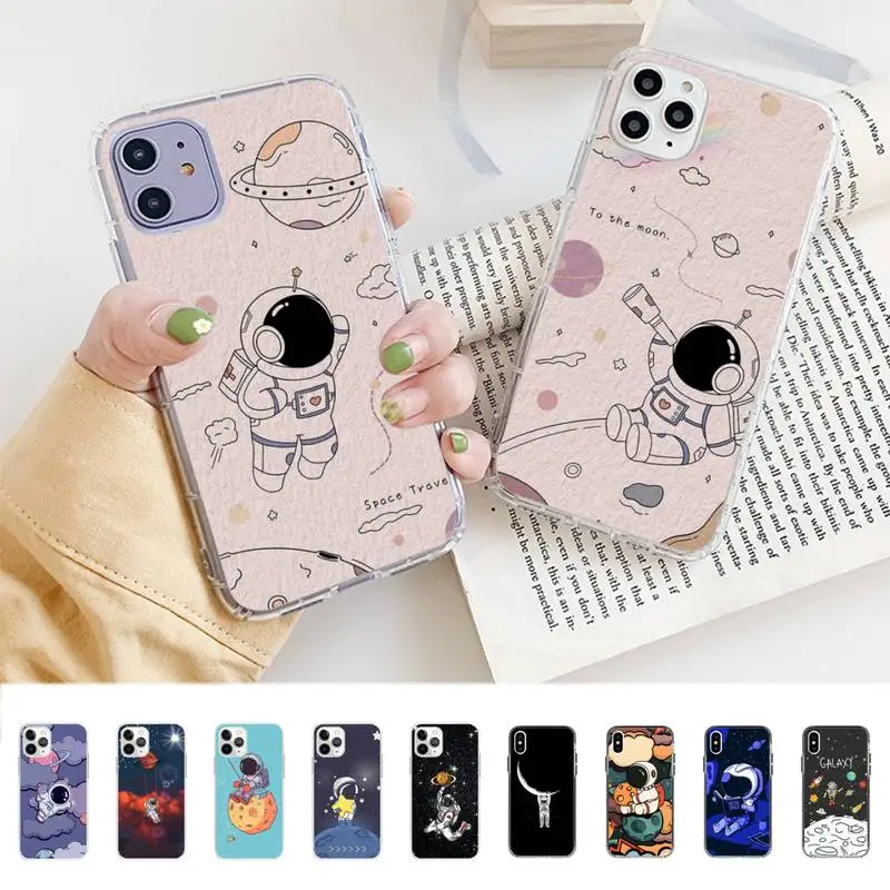 Cute Cartoon Astronaut Star Space Phone Case for iphone 13 11 12 pro XS MAX 8 7 6 6S Plus X 5S SE 2020 XR case 
Cute Cartoon Astronaut Star Space Phone Case for iphone 13 11 12 pro XS MAX 8 7 6 6S Plus X 5S SE 2020 XR case