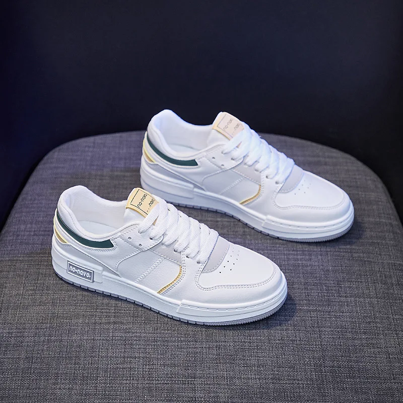 New Spring Women Casual Shoes Breathable Leather Fashion Low Tops Comfortable Girl Lace-up White Leisure Flat Shoes Sneakers
New Spring Women Casual Shoes Breathable Leather Fashion Low Tops Comfortable Girl Lace-up White Leisure Flat Shoes Sneakers
