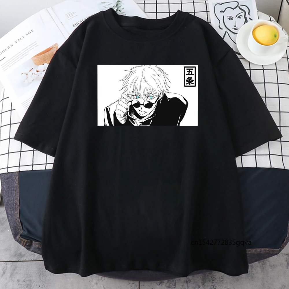 Comics Jujutsu Kaisen Cool Women's T-Shirt Hip Hop Casual Tshirts 2021 Harajuku T Shirts Summer Black Tees for Women
Comics Jujutsu Kaisen Cool Women's T-Shirt Hip Hop Casual Tshirts 2021 Harajuku T Shirts Summer Black Tees for Women