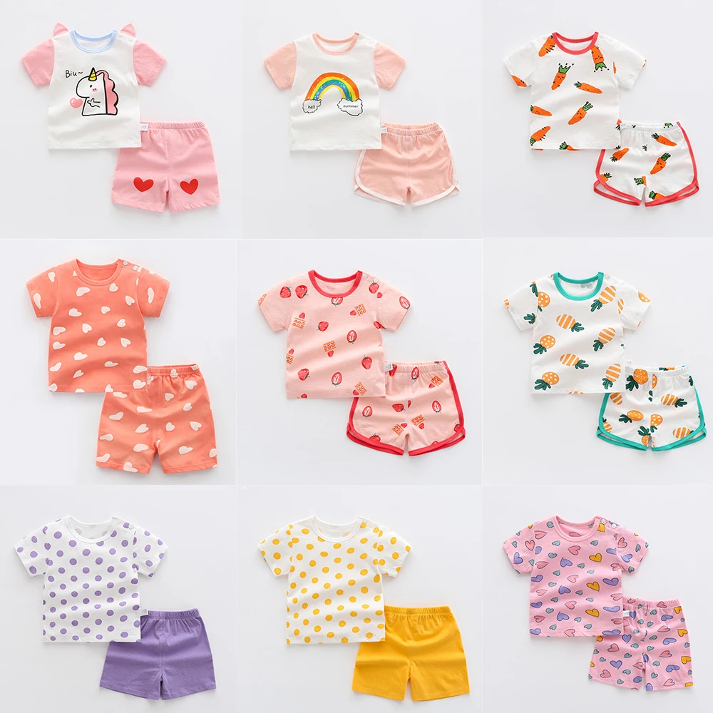 Cotton Baby Girl Clothes Set 2021 Baby Girl Summer Outfit 2Piece Short Sleeve Baby Girl Clothing Casual Child Clothes 1 year
Cotton Baby Girl Clothes Set 2021 Baby Girl Summer Outfit 2Piece Short Sleeve Baby Girl Clothing Casual Child Clothes 1 year