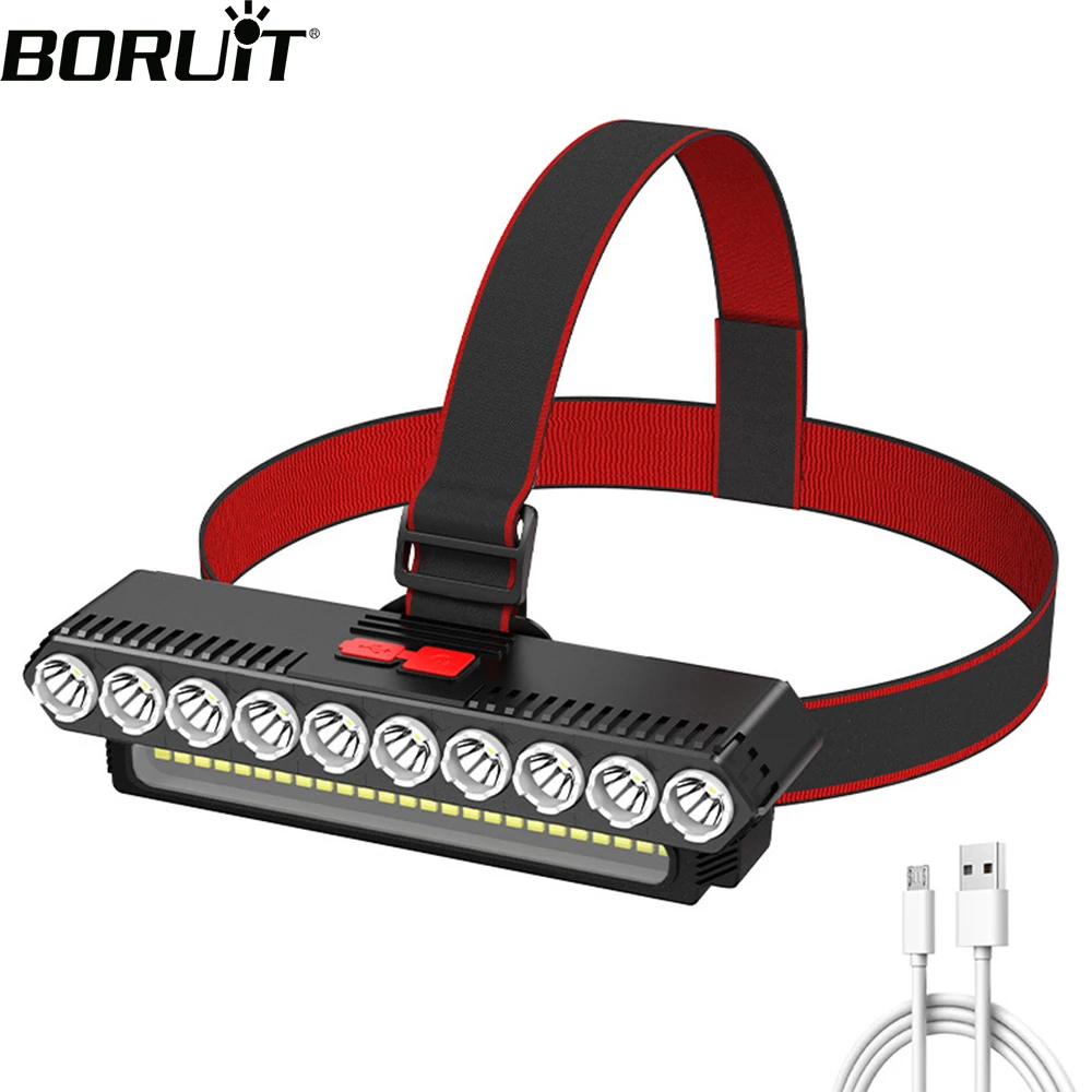 BORUiT 35 LEDs Super Bright Headlamp USB Rechargeable Fishing Headlight Waterproof Outdoor Camping Flashlight Torch Lantern
BORUiT 35 LEDs Super Bright Headlamp USB Rechargeable Fishing Headlight Waterproof Outdoor Camping Flashlight Torch Lantern