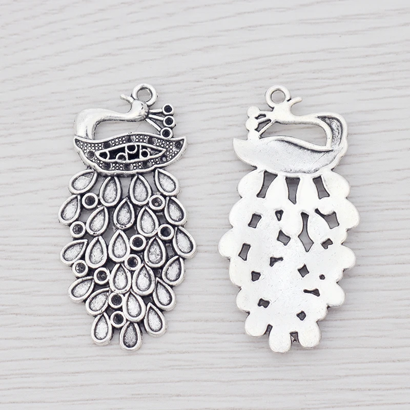 20 x Peacock Animal Charms Pendants Beads for Necklace Bracelet Jewelry Making Findings 43x22mm
20 x Peacock Animal Charms Pendants Beads for Necklace Bracelet Jewelry Making Findings 43x22mm