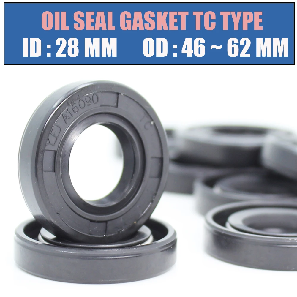 ID 28mm Oil Seal Gasket TC Type Inner 28*46/47/48/50/52/56/57/58/62 mm 8Pcs Bearing Accessories Radial Shaft NBR Seals
ID 28mm Oil Seal Gasket TC Type Inner 28*46/47/48/50/52/56/57/58/62 mm 8Pcs Bearing Accessories Radial Shaft NBR Seals