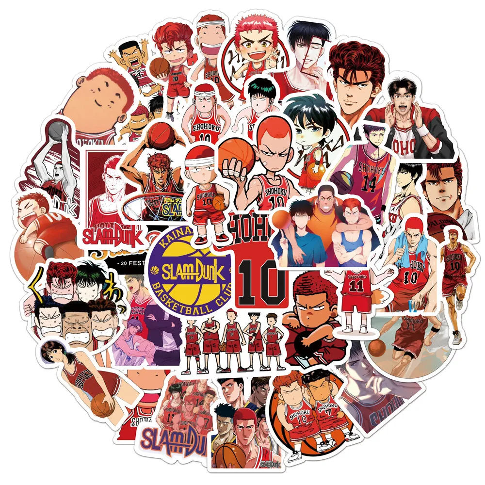 10 / 30 / 50pcs Japanese Animation Dunk Master Graffiti Sticker Suitcase Laptop Scooter Guitar Star Sticker Waterproof Wholesale
10 / 30 / 50pcs Japanese Animation Dunk Master Graffiti Sticker Suitcase Laptop Scooter Guitar Star Sticker Waterproof Wholesale
