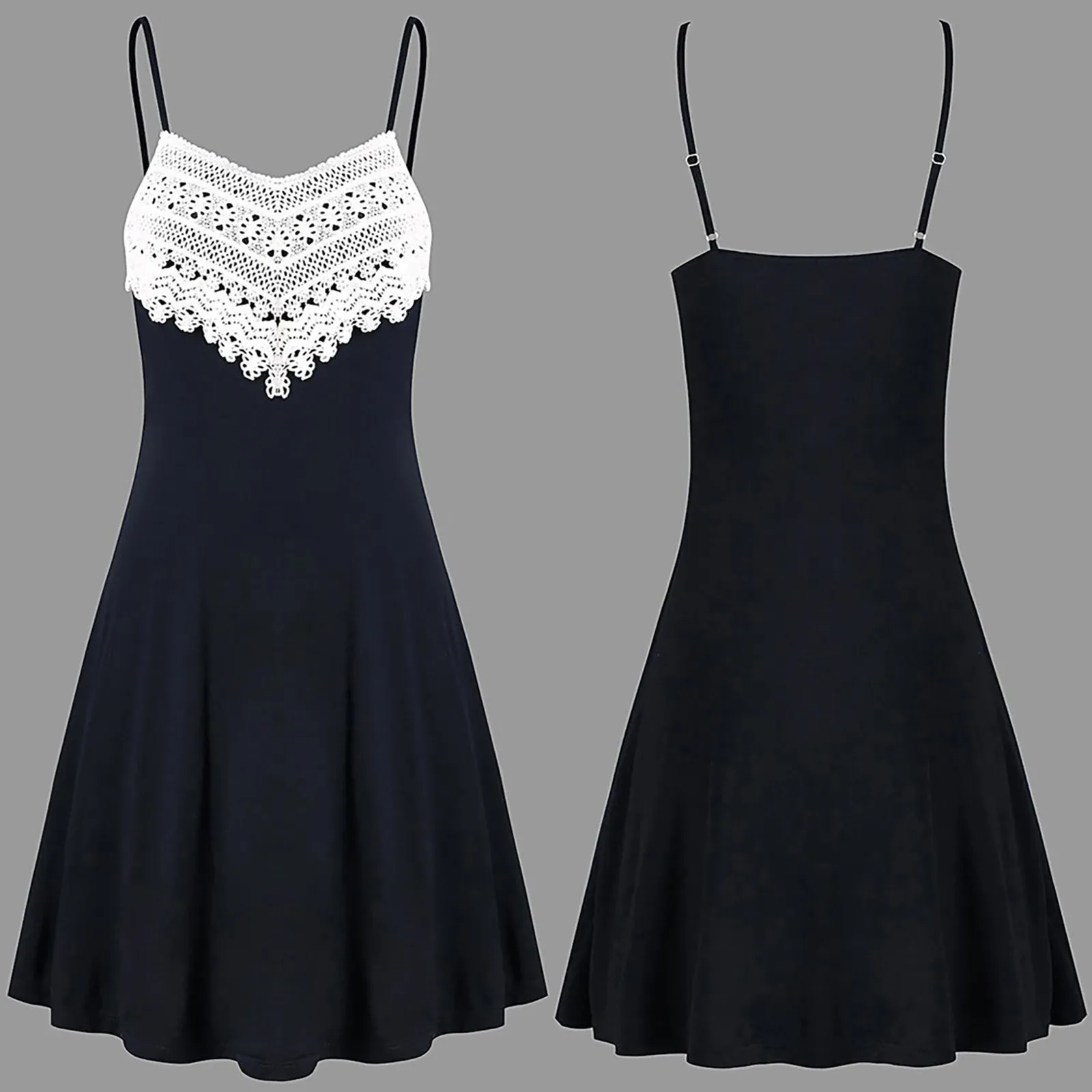 Summer Dress Women 2021 Sexy Sling Backless Dress Crochet Lace Beach Party Dress Sleeveless A-Line Slip Mini Dress Vestidos
Summer Dress Women 2021 Sexy Sling Backless Dress Crochet Lace Beach Party Dress Sleeveless A-Line Slip Mini Dress Vestidos