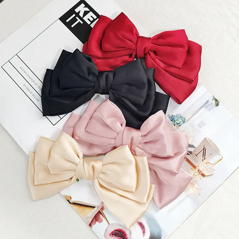 Women Big 3 Layer Bow Hairpins Lolita Headdress The Back Girl Headwear Horsetail Clip
Women Big 3 Layer Bow Hairpins Lolita Headdress The Back Girl Headwear Horsetail Clip