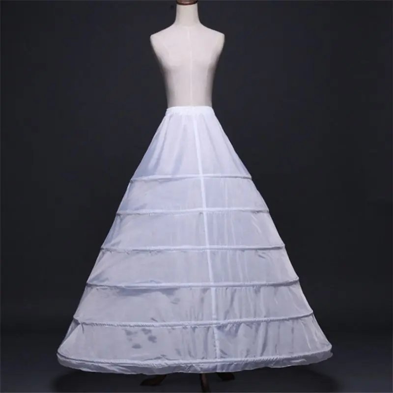 2021 Women Full Shape 6 Hoop Skirt Ball Gown Petticoat Floor Length Underskirt Slip for Bridal Wedding Dress Adjustable Elastic
2021 Women Full Shape 6 Hoop Skirt Ball Gown Petticoat Floor Length Underskirt Slip for Bridal Wedding Dress Adjustable Elastic