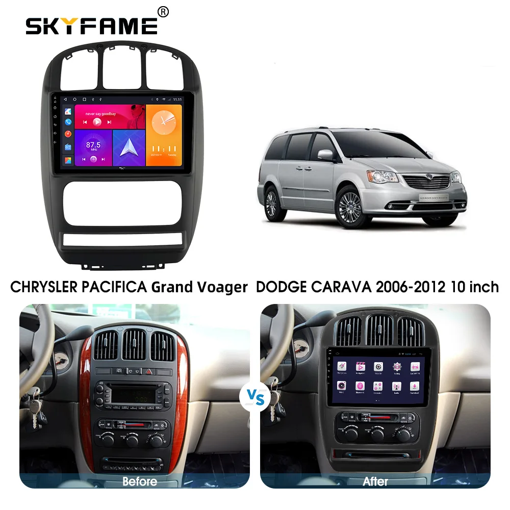 SKYFAME Navigation system For CHRYSLER Grand Voager PACIFICA DODGE CARAVAN Android10 Car GPS multimedia Radio Navi player
SKYFAME Navigation system For CHRYSLER Grand Voager PACIFICA DODGE CARAVAN Android10 Car GPS multimedia Radio Navi player