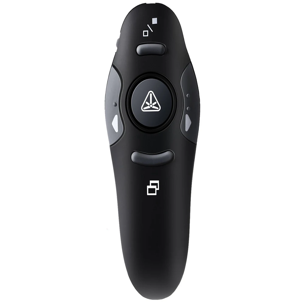USB Wireless Presenter 2.4GHz Powerpoint Clicker Presentation Remote Control Pen PPT with Red Light Remote Control USB Receiver
USB Wireless Presenter 2.4GHz Powerpoint Clicker Presentation Remote Control Pen PPT with Red Light Remote Control USB Receiver