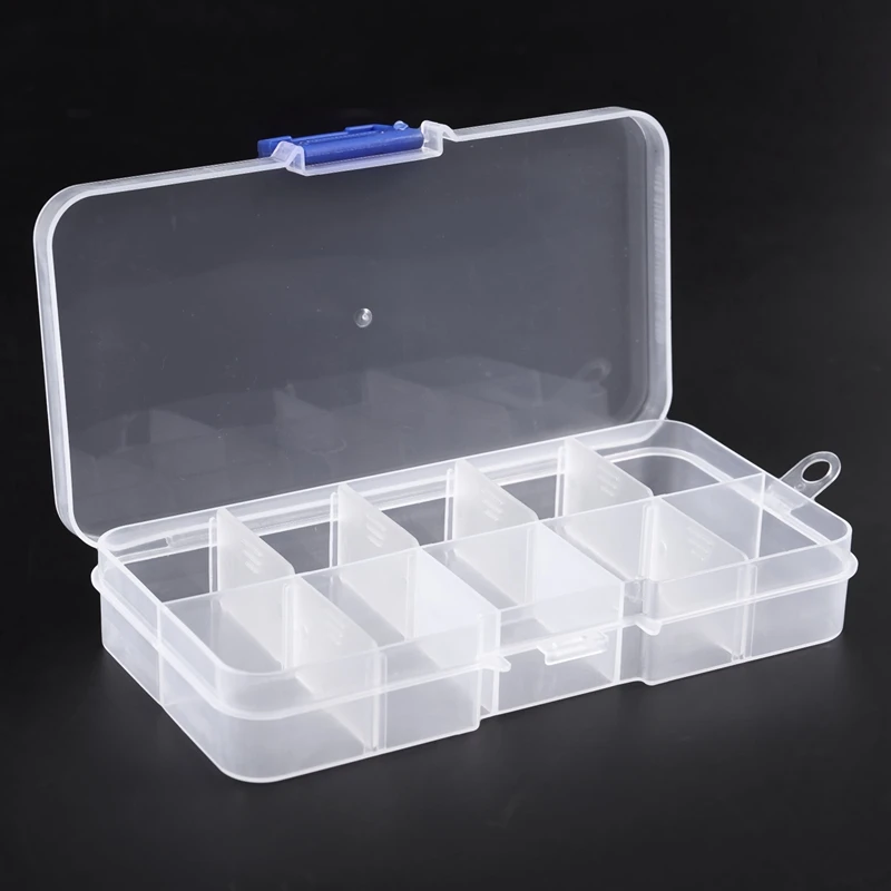 1 to 10 Compartment Plastic Storage Box Transparent for Pearl pin Jewelry Tools Small Accessories
1 to 10 Compartment Plastic Storage Box Transparent for Pearl pin Jewelry Tools Small Accessories