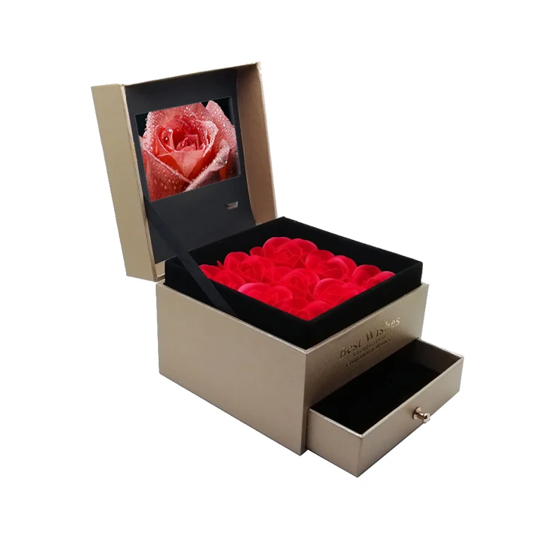 Homemade 4.3 Inch LCD Screen Recordable Gift Box Jewelry Advertising Invitation Greeting Video Packaging
Homemade 4.3 Inch LCD Screen Recordable Gift Box Jewelry Advertising Invitation Greeting Video Packaging