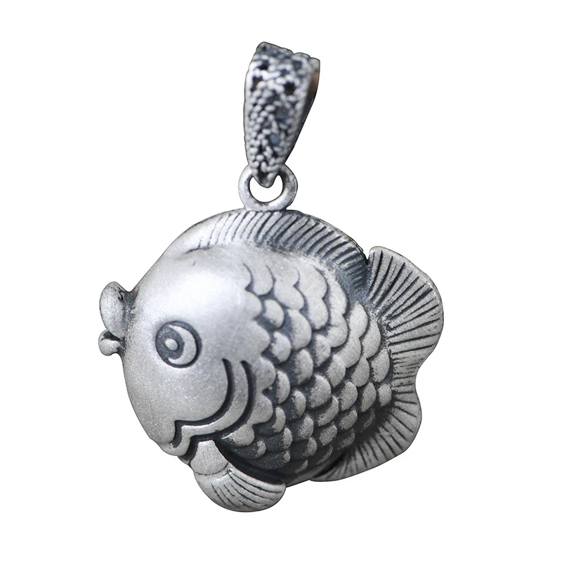 GAGAFEEL 999 Sterling Silver Pendant Fine Silver Jewelry Retro Craft Fashion Lucky Clavicle Pendant Gift For Women / Men
GAGAFEEL 999 Sterling Silver Pendant Fine Silver Jewelry Retro Craft Fashion Lucky Clavicle Pendant Gift For Women / Men