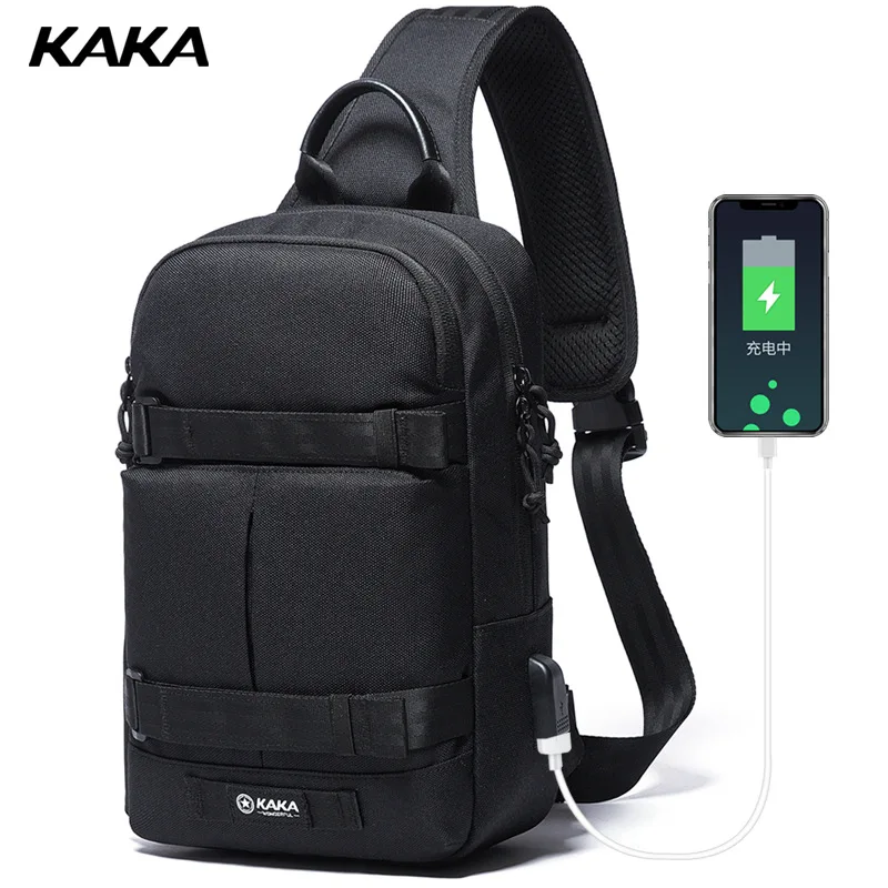 New Arrival Casual Oxford Splash Proof Shoulder Chest Bag for Daily Life with USB Charging Port
New Arrival Casual Oxford Splash Proof Shoulder Chest Bag for Daily Life with USB Charging Port