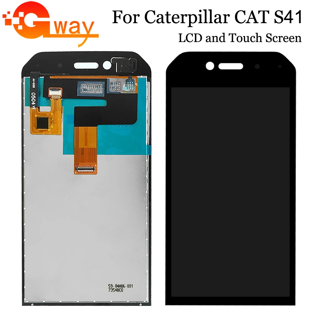 

5.0" For Caterpillar CAT S41 LCD Display+Touch Screen Digitizer Assembly For Cat S41 LCD Touch Panel Parts Replacement + Tools