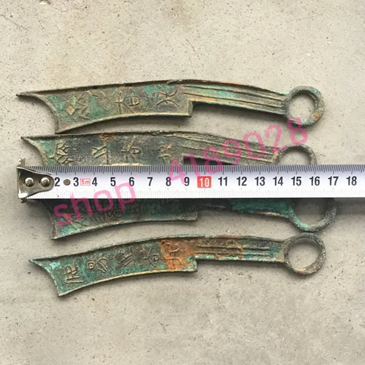 

During the spring and Autumn period and the Warring States period, Ancient knife coins, one set( 4piece ). Antiques collection