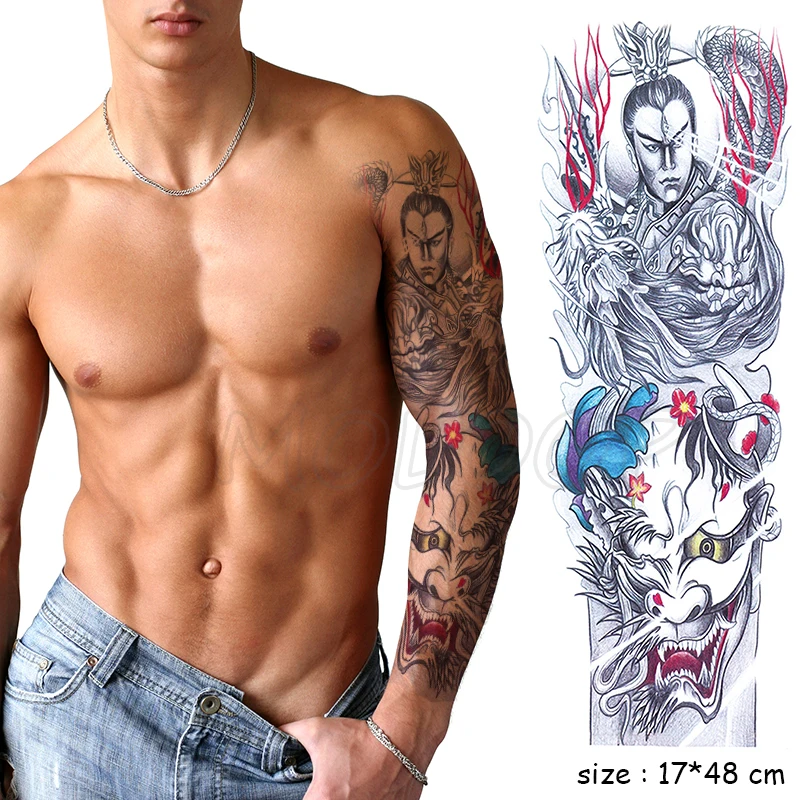 Full Arm Waterproof Temporary Tattoo Sticker Myth Erlang God Prajna Dragon Fake Tatoo Flash Tatto Body Art for Man Woman
Full Arm Waterproof Temporary Tattoo Sticker Myth Erlang God Prajna Dragon Fake Tatoo Flash Tatto Body Art for Man Woman
