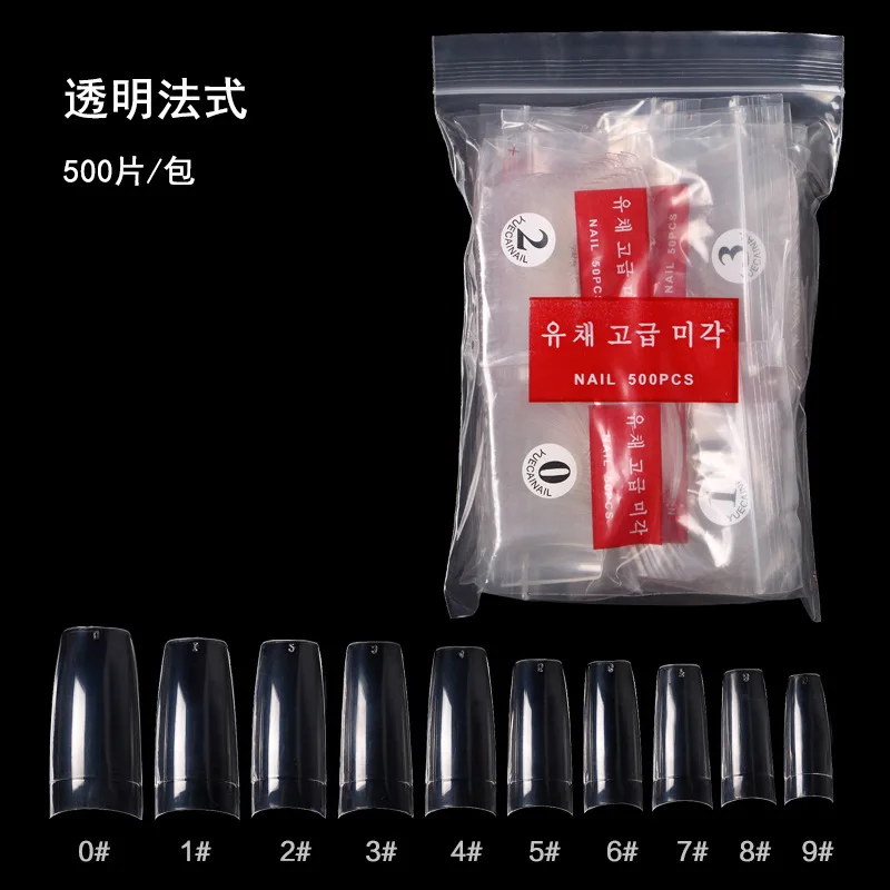 500pcs Clear False Nail Art Tips 500pcs/Pack French/Full/Half 500X Nails Half French False Nail Art Tips Acrylic UV Gel Manicure
500pcs Clear False Nail Art Tips 500pcs/Pack French/Full/Half 500X Nails Half French False Nail Art Tips Acrylic UV Gel Manicure