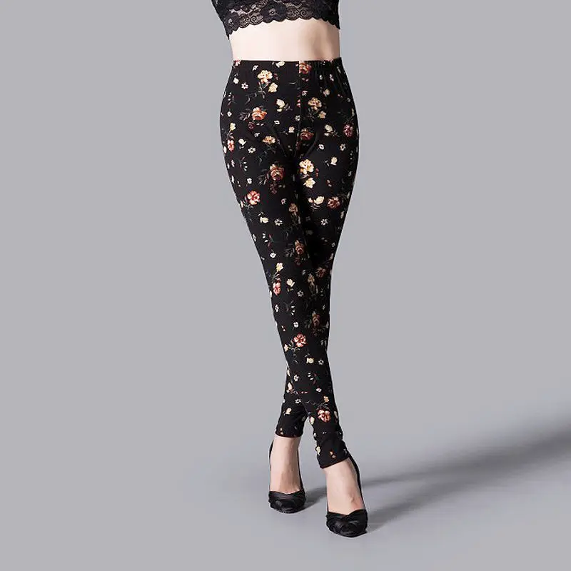 Women 2021 Spring Summer Fashion Thin Flower Patten Pants Female Skinny Stretch Leggings Ladies Elastic Waist Slim Trousers E399
Women 2021 Spring Summer Fashion Thin Flower Patten Pants Female Skinny Stretch Leggings Ladies Elastic Waist Slim Trousers E399