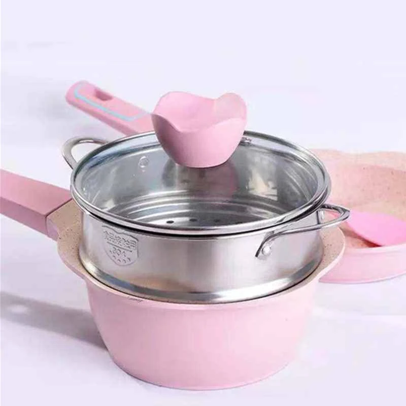 304 Stainless Steel Milk Pan Soup Pot Steamer Baby Food Supplement Pot 16cm Mini Pot Steamed Bun Kitchen Tools
304 Stainless Steel Milk Pan Soup Pot Steamer Baby Food Supplement Pot 16cm Mini Pot Steamed Bun Kitchen Tools