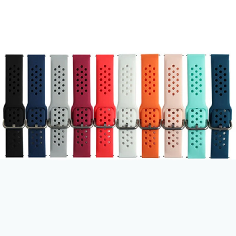 Silicone Watchband for Samsung Galaxy Watch Active2 Watch Band Replace Bracelet Wrist Strap Fit Huawei Watch GT/AMAZFIT Watch
Silicone Watchband for Samsung Galaxy Watch Active2 Watch Band Replace Bracelet Wrist Strap Fit Huawei Watch GT/AMAZFIT Watch