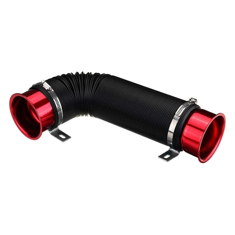 76mm 1M Car Air Filter Intake Cold Pipe Flexible Duct Feed Hose Kit with Tuyere Inlet Clamp Tube Hose Air Intake Pipe
76mm 1M Car Air Filter Intake Cold Pipe Flexible Duct Feed Hose Kit with Tuyere Inlet Clamp Tube Hose Air Intake Pipe