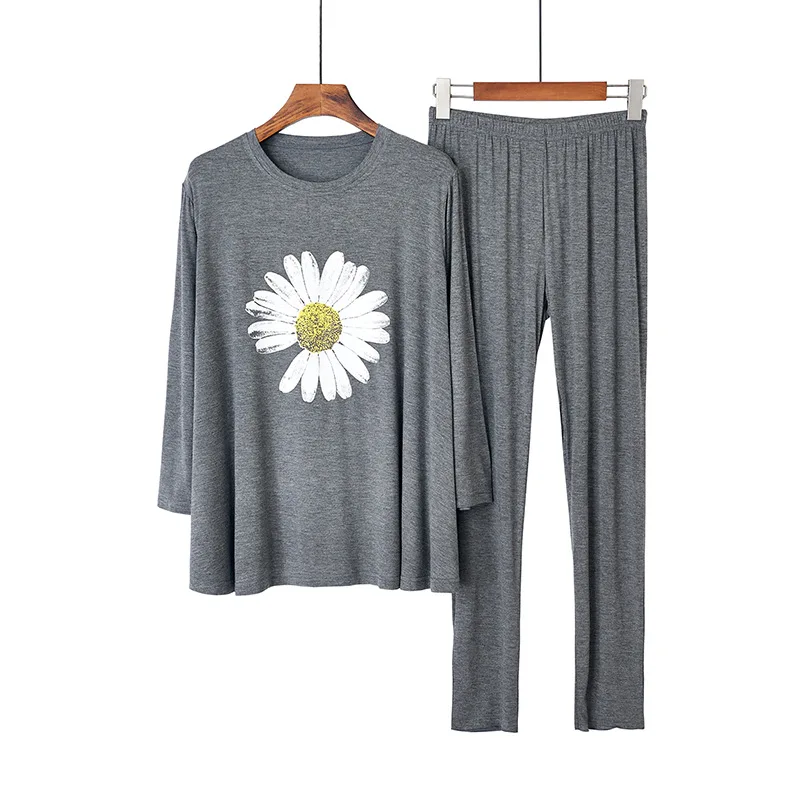 Japanese Korean Style Ladies Pajamas Spring Autumn Simple Home Set Madam Loose Modal Thin Nightwear 2-PC Summer ночная сорочка
Japanese Korean Style Ladies Pajamas Spring Autumn Simple Home Set Madam Loose Modal Thin Nightwear 2-PC Summer ночная сорочка