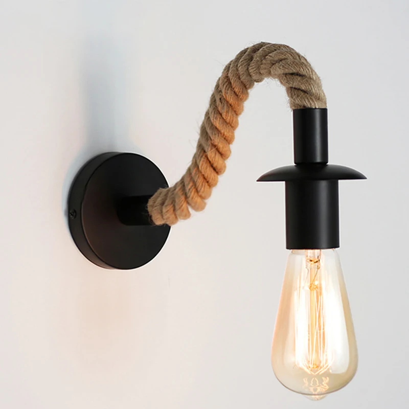 Винтажный настенный светильник из пеньковой веревки, деревянный настенный светильник E27, 220 В, прикроватный светильник для лофта, коридора
Винтажный настенный светильник из пеньковой веревки, деревянный настенный светильник E27, 220 В, прикроватный светильник для лофта, коридора