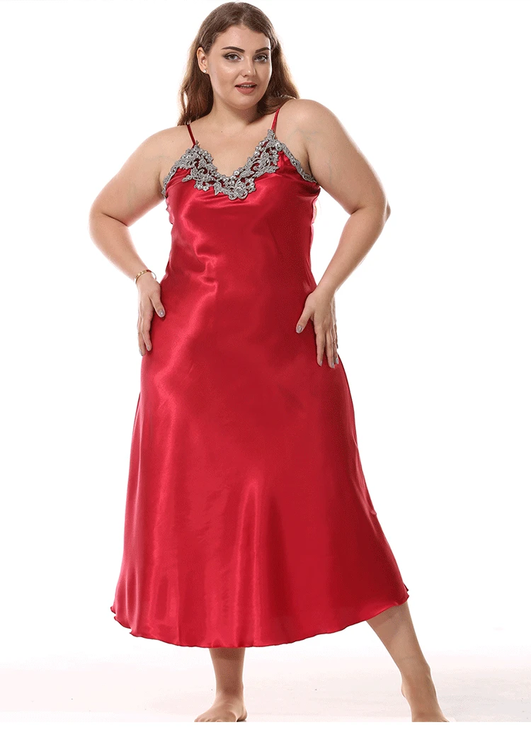 women robe Nightgown large size XL ladies sexy lace pajamas coded robe bathrobe pajamas casual home service
women robe Nightgown large size XL ladies sexy lace pajamas coded robe bathrobe pajamas casual home service