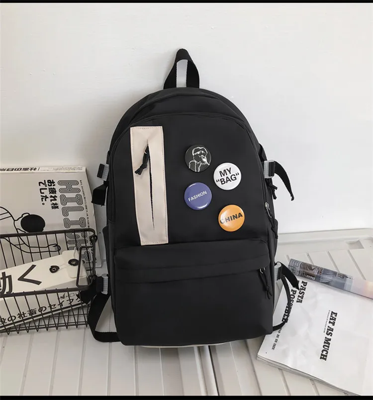 4155 new Large-capacity Korean version of the new summer short-distance travel backpack for junior high school students
4155 new Large-capacity Korean version of the new summer short-distance travel backpack for junior high school students