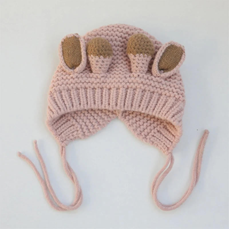 New Cartoon Cute Big Ears Baby Hat Winter Knitted Beanie Thick Warm Cap for Boys Girls Solid Color Crochet Fashion Baby Hat
New Cartoon Cute Big Ears Baby Hat Winter Knitted Beanie Thick Warm Cap for Boys Girls Solid Color Crochet Fashion Baby Hat