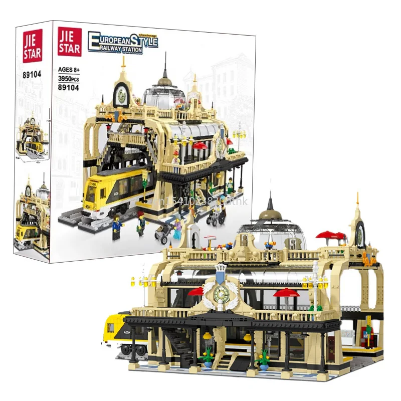 IDEAS Technical The Train Railway Station Studgate Building Blocks Bricks Set Architecture Model Toys Children Kids Gift 3950pcs
IDEAS Technical The Train Railway Station Studgate Building Blocks Bricks Set Architecture Model Toys Children Kids Gift 3950pcs