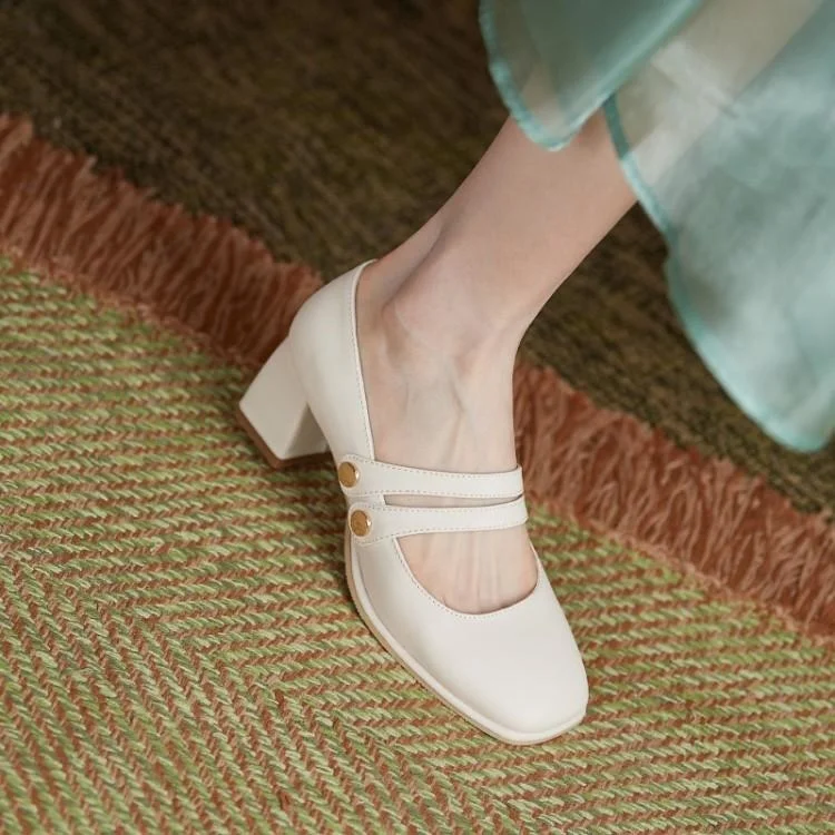 Single Shoe Women's Versatile Mary Jane Small Leather Shoes Medium Heel Thick Size 313233 Large 40
Single Shoe Women's Versatile Mary Jane Small Leather Shoes Medium Heel Thick Size 313233 Large 40