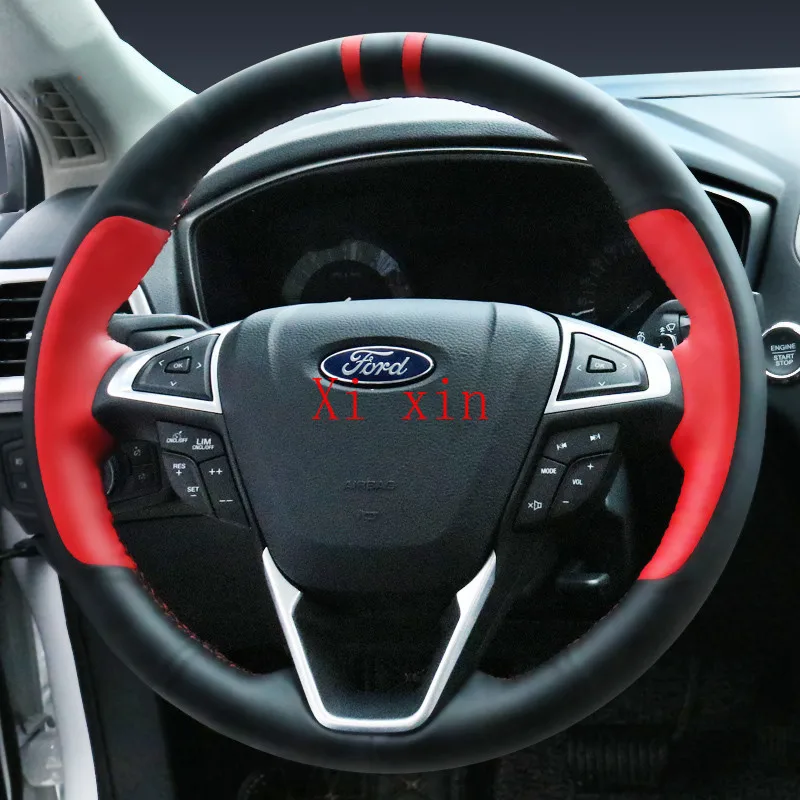 Кожаный чехол рулевого колеса ручной работы для Ford mondeo edge Taurus Escort, аксессуары для автомобиля
Кожаный чехол рулевого колеса ручной работы для Ford mondeo edge Taurus Escort, аксессуары для автомобиля