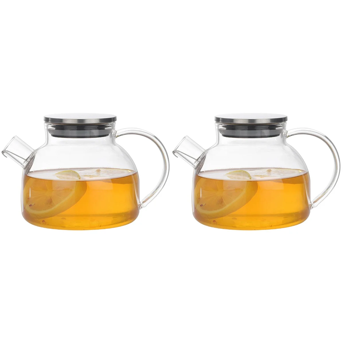 2 pcs 500ml Household Glass Teapot Heat Resistant Glass Teapot Healthy Teapot Small Kettle
2 pcs 500ml Household Glass Teapot Heat Resistant Glass Teapot Healthy Teapot Small Kettle