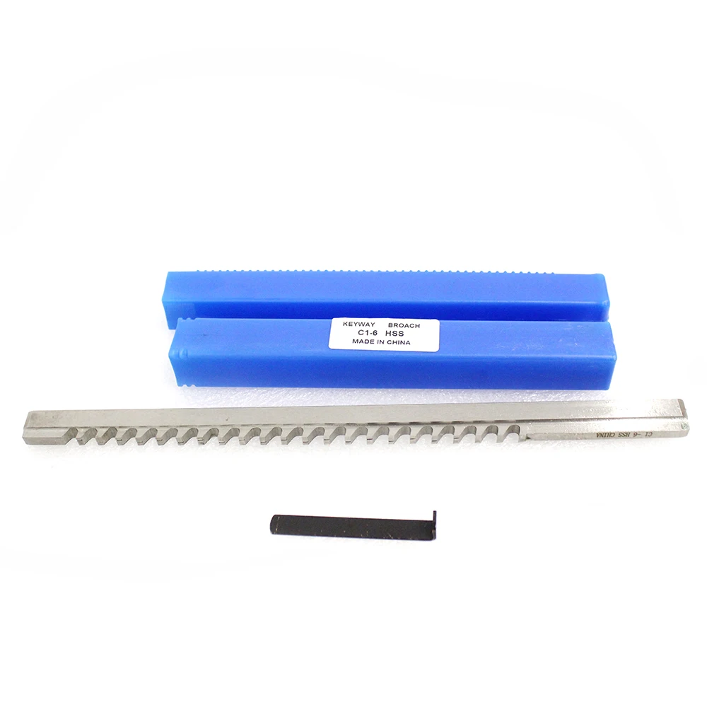 HSS 6 мм C1 Keyway Broach метрический размер Режущий инструмент для CNC маршрутизатора