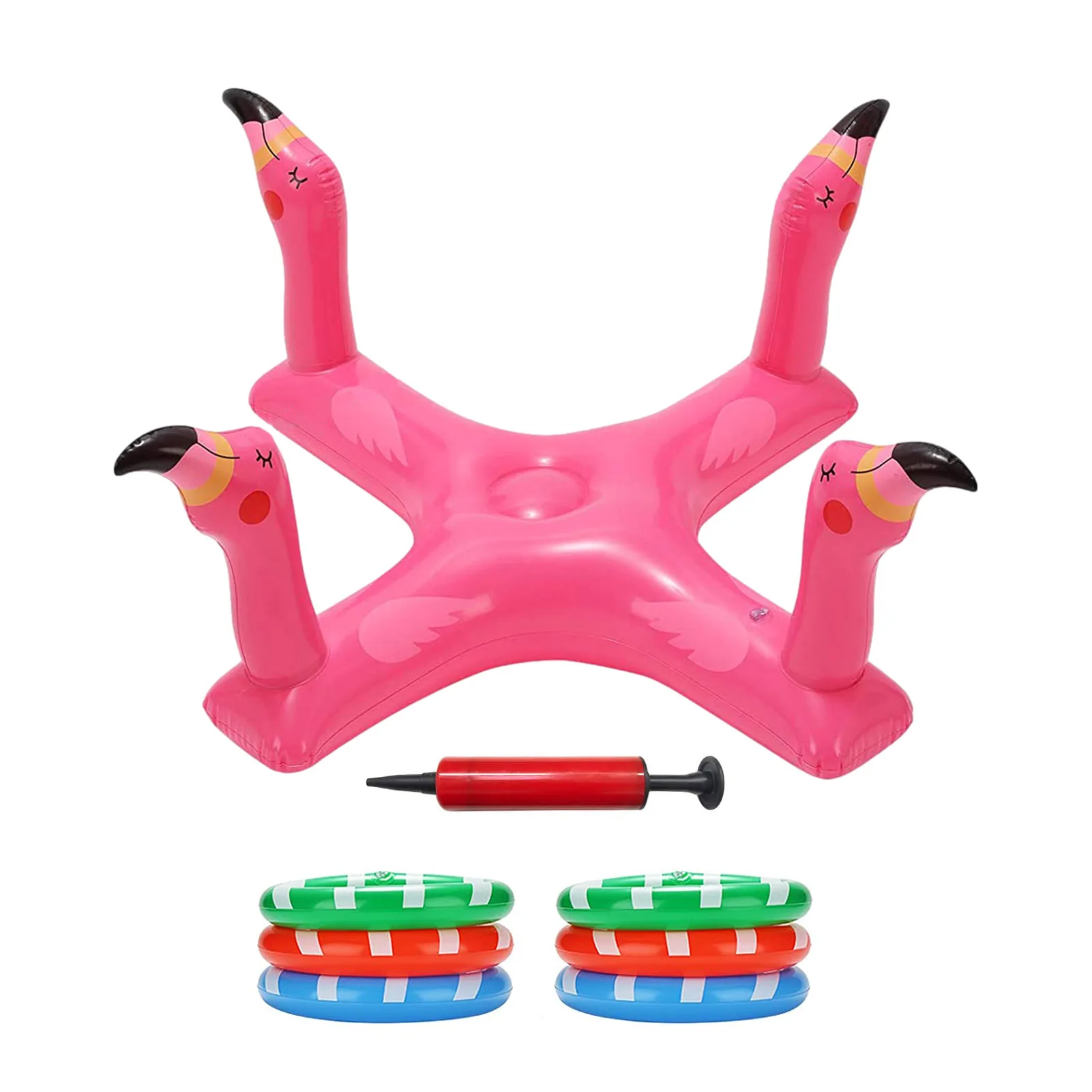 Inflatable Pool Ring Throwing Game Toys Floating Pool Ring With 6 Rings Summer Pool Party And Pool Accessories Bearable
Inflatable Pool Ring Throwing Game Toys Floating Pool Ring With 6 Rings Summer Pool Party And Pool Accessories Bearable