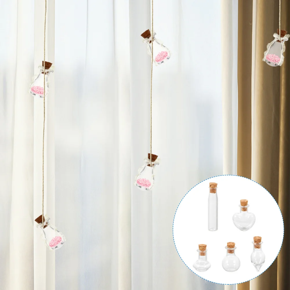 50pcs Creative shaped Wishing Bottle DIY Wishing Bottle with Cork Stoppers
50pcs Creative shaped Wishing Bottle DIY Wishing Bottle with Cork Stoppers