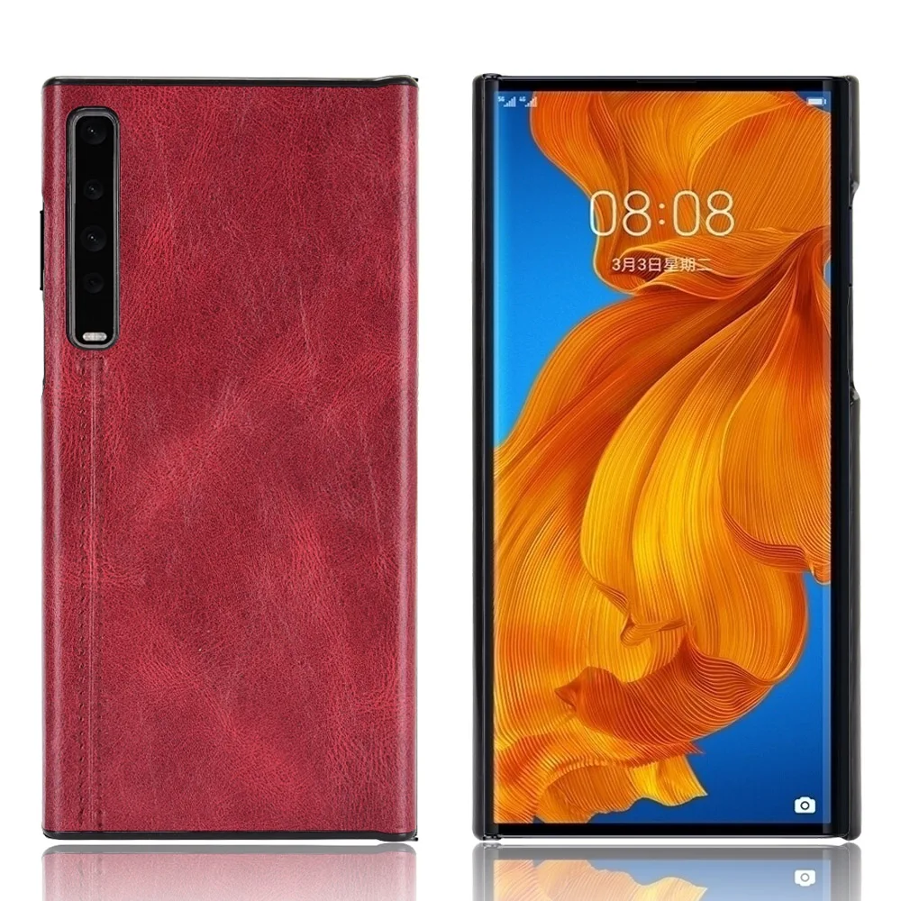 Чехол из искусственной кожи для Huawei Mate XS жесткий чехол-накладка поликарбоната X |