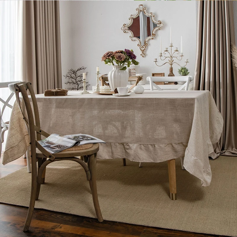 Rectangular Polyester Linen Tablecloth Plain 2022 New year's tablecloth Christmas home decoration Coffee table Table dining
Rectangular Polyester Linen Tablecloth Plain 2022 New year's tablecloth Christmas home decoration Coffee table Table dining